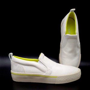 Coach Canvas Citysole Slip On Sneaker C5933 Optic White Women's Size 6.5B